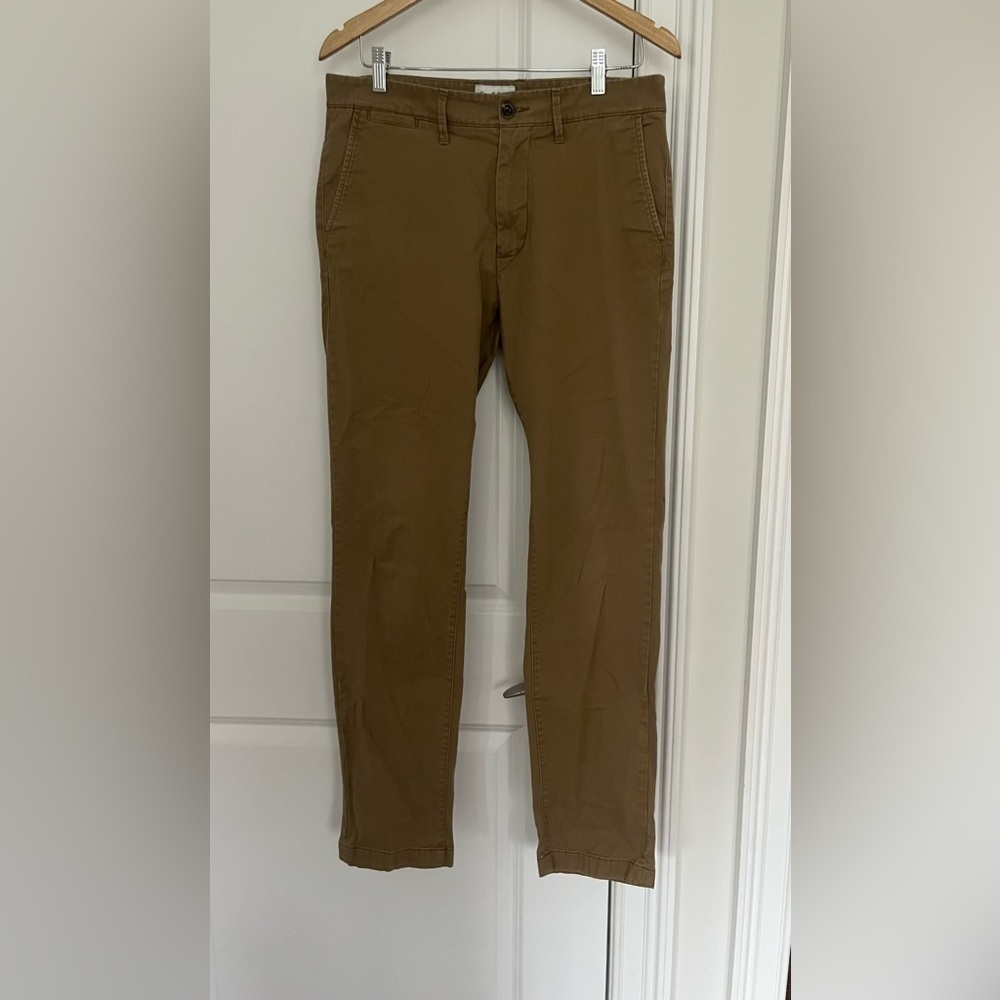 Goodfellow & Co Mens Hennepin Straight Chino Pants W.32 L.34 tan